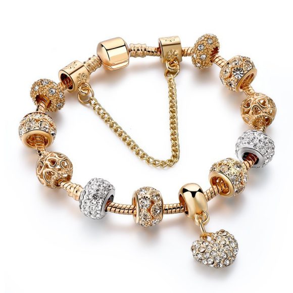 Luxury Sparkling Gold Plated Wrap Ring